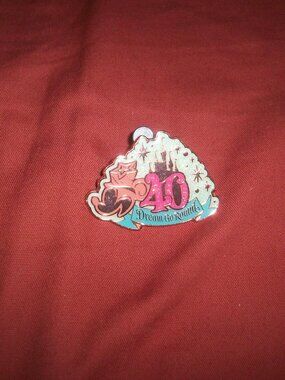 Tokyo Disney Resort Game Prize Pin Enamel 2023 TDR 40th Anniversary Mickey Blue